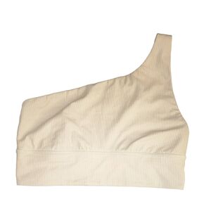 Lululemon Athletica Beige One-Shoulder Tank Top